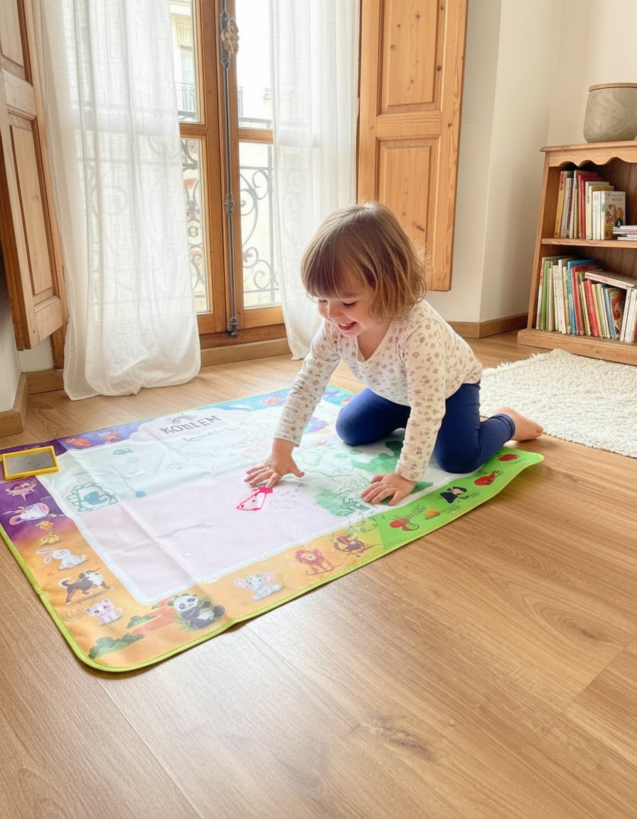 Tapis de dessin à l’eau XXL réutilisable & éducatif — Infinity